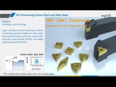 5 MT Semi-finitura fino a spaccatura per acciaio, acciaio legato, acciaio inossidabile