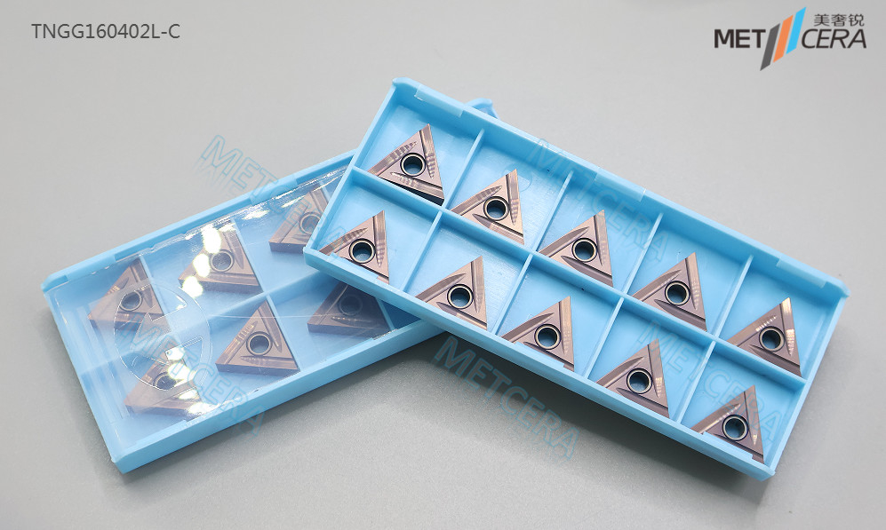 60° Triangolo negativo con buco TNGG16 Taglio a mano sinistra inserto girante, inserto in carburo, inserto a terra