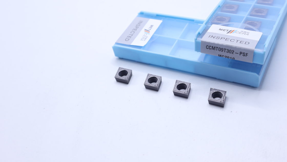 CCMT09T302 Inserto CNC Cermet per attrezzi di tornitura del tornio metallico, attrezzi di tornitura ceramici metallici, tagliatore di rottami di finitura