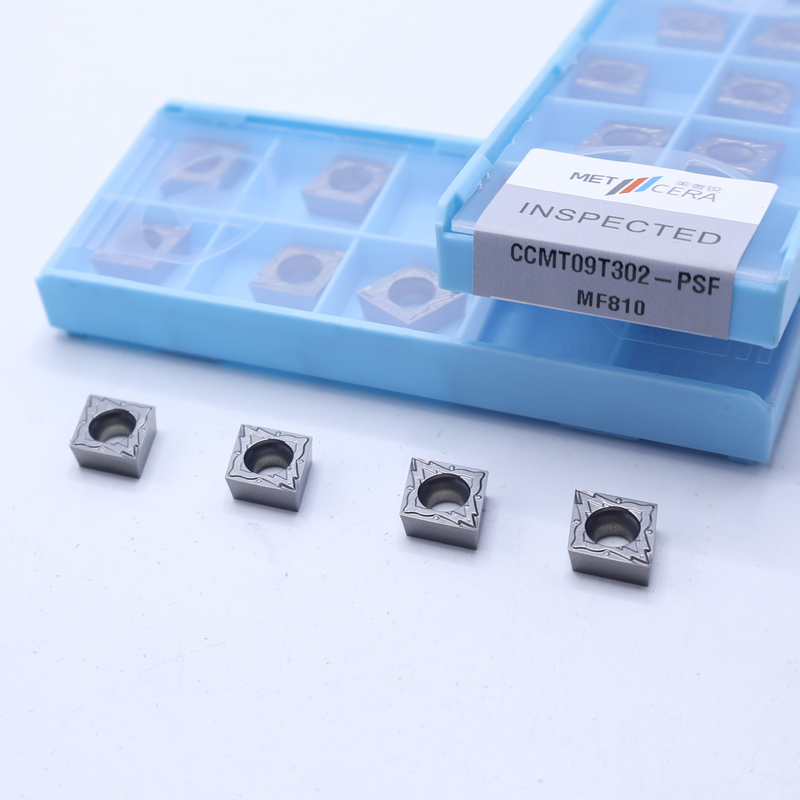 Inserti di tornitura a carburo CCMT09T302, attrezzo per tornitura a carburo indicizzabile,attrezzo per tornitura a tornitura CNC per la lavorazione del metallo di acciaio e per la sostituzione dell'inserto del portautensili di tornitura