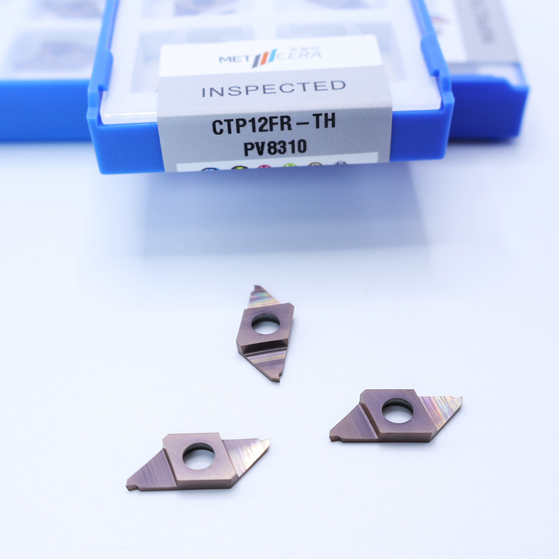 Grado PV8310 Carburo cimentato Carburo CNC inserto per taglio CTP PVD rivestito