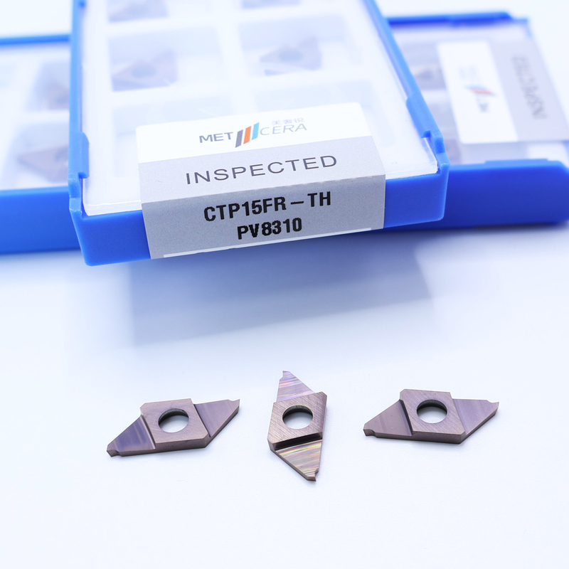 CTP15FR-TH Inserto CNC in carburo rivestito in PVD per la separazione del taglio CTP