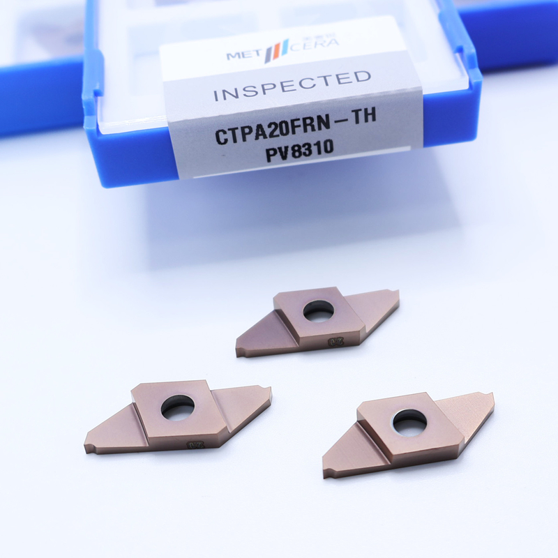 Inserti indicizzabili per la lavorazione dell'acciaio e dell'acciaio inossidabile HV4200 CTPA20FRN-TH