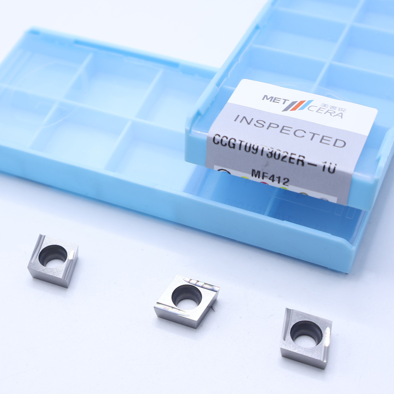 CCGT09 Carbide Insert Boring Insert, Carbide Internal Turning Insert per il taglio dell'acciaio, acciaio in lega, Low Feed, Positive Insert, CCGT09T302ER-1U