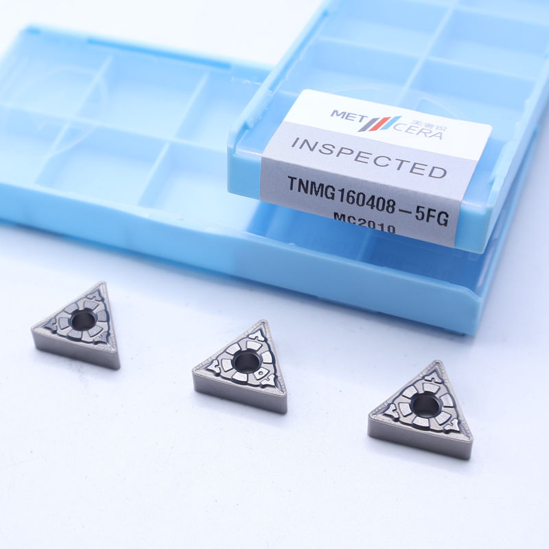 MC2010/PV2110/PV2310 TNMG160404 TNMG160408 Inserti di tornitura CNC Inserti di tornitura Cermet per la macchina CNC in 5FG chip breaker