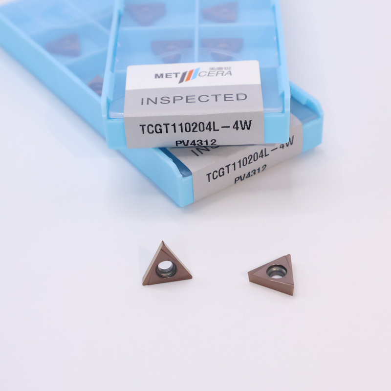 TPGT10 TPGT11 Carbide Turning Inserts per CNC Turning 4W Chip Breaker in argento / bronzo