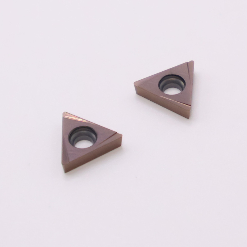 TPGT10 TPGT11 Carbide Turning Inserts per CNC Turning 4W Chip Breaker in argento / bronzo