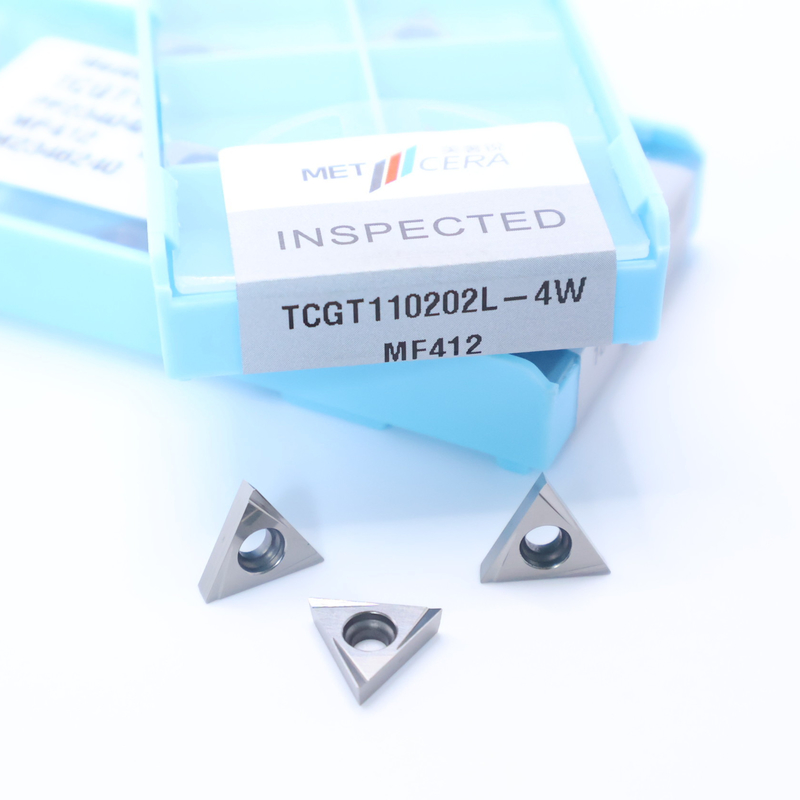 TCGT11 Carbide Turning Inserts in 4W Chip Breaker per il giramento esterno e interno