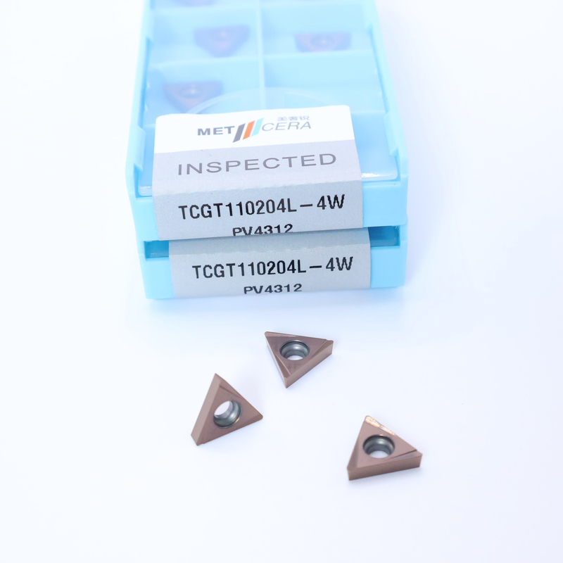 TCGT11 Carbide Turning Inserts in 4W Chip Breaker per il giramento esterno e interno