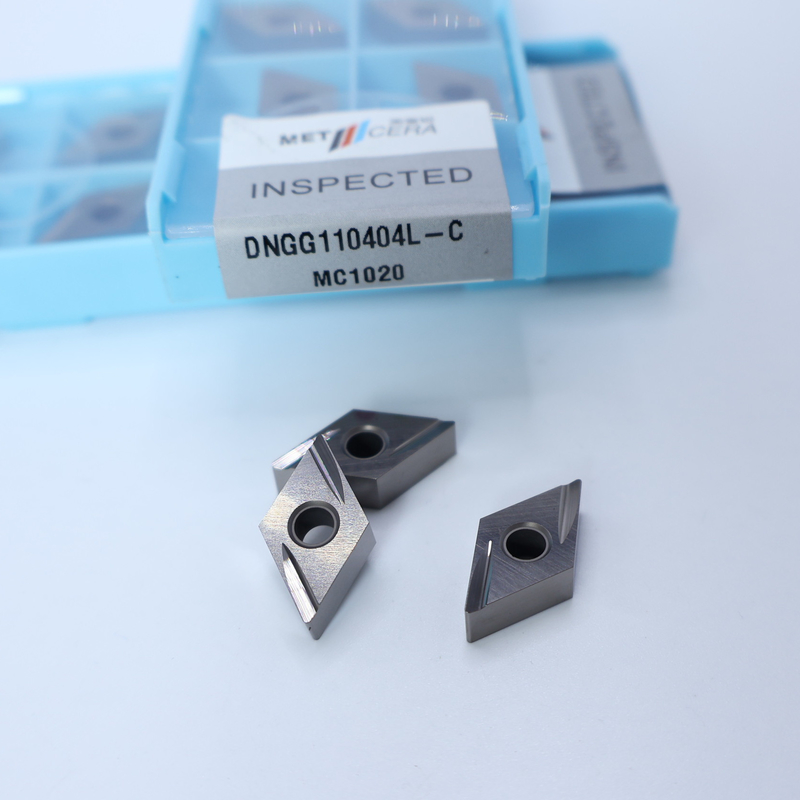 DNGG1104 DNGG11 Cermet CNC Cermet inserti di tornitura, inserti di finitura con C Finish chip breaker