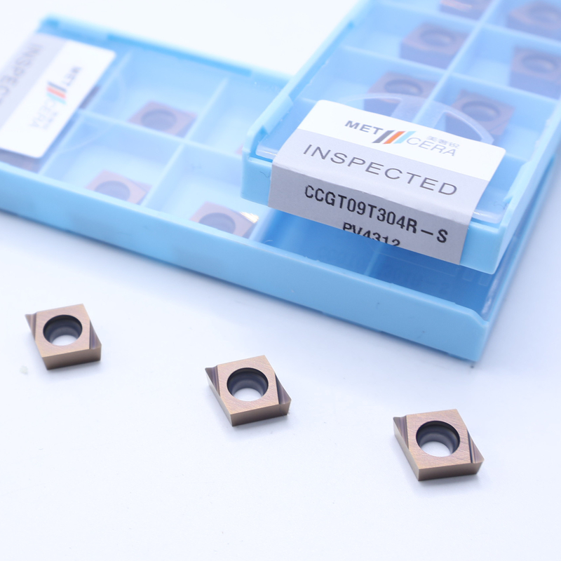 CCGT04 CCGT06 CCGT09 Inserti di tornitura a carburo, inserti di tornitura a carburo CNC in S chip breaker