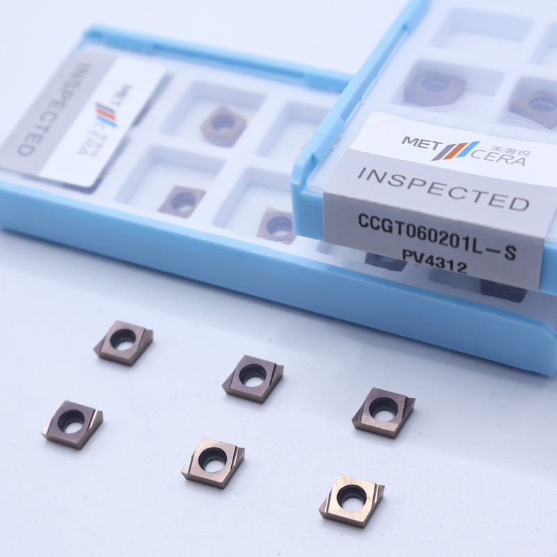 CCGT04 CCGT06 CCGT09 Inserti di tornitura a carburo, inserti di tornitura a carburo CNC in S chip breaker