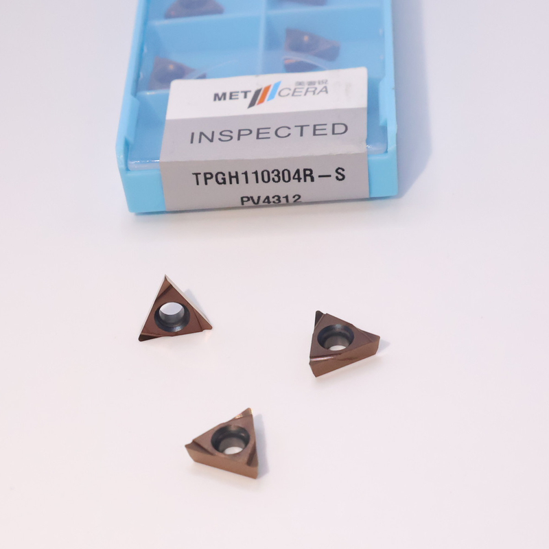 TPGH08 TPGH09 TPGH11 Inserti di tornitura a carburo, Inserti di tornitura a carburo CNC con S chip breaker