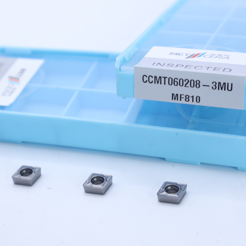 CCMT06 CCMT09 CCMT12 Carbide Turning Insert Positive Insert con 3MU Semi-finito Durezza del frantumatore HRA91.8