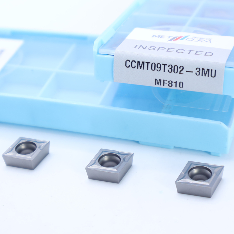 CCMT06 CCMT09 CCMT12 Carbide Turning Insert Positive Insert con 3MU Semi-finito Durezza del frantumatore HRA91.8
