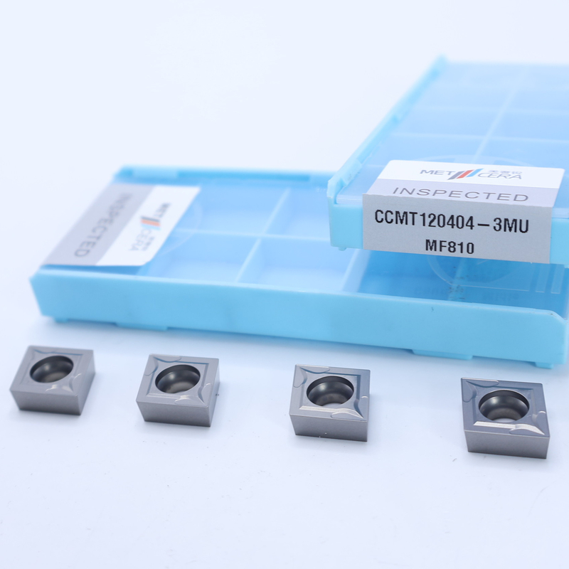 CCMT06 CCMT09 CCMT12 Carbide Turning Insert Positive Insert con 3MU Semi-finito Durezza del frantumatore HRA91.8