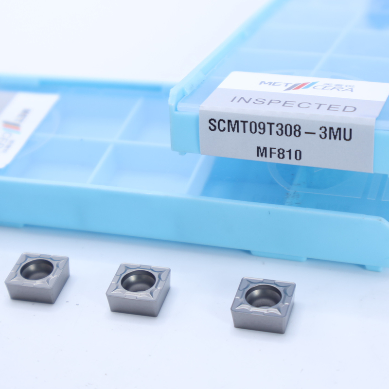 MF810 Carburo di grado di tornitura inserto SCMT09T inserto CNC negativo con 3MU semilavoratore
