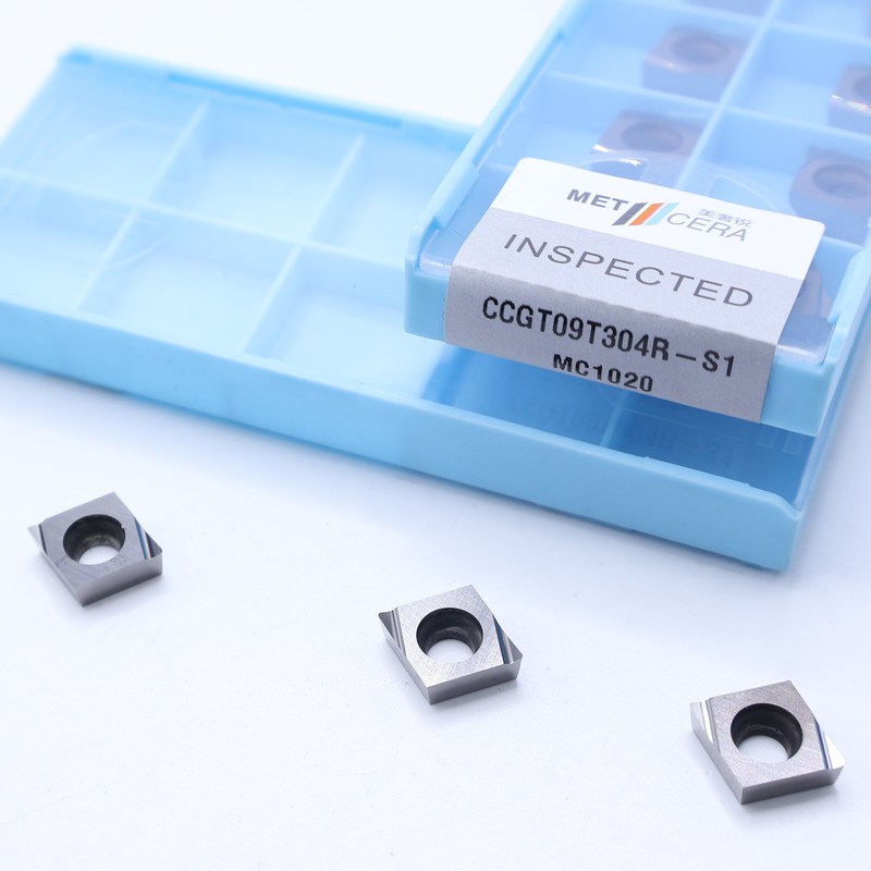 S1 Fabbricazione di frantumi a finitura affilata Inserti di tornitura CNC Cermet CCGT03 CCGT04 CCGT06 CCGT09 con vantaggio di alta resistenza all'usura