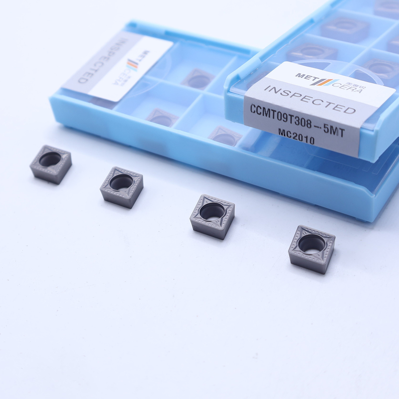 CCMT06 CCMT09 Inserti di tornitura CNC positivi con frantumatori semilavorati da 5 MT, inserto di tornitura Cermet
