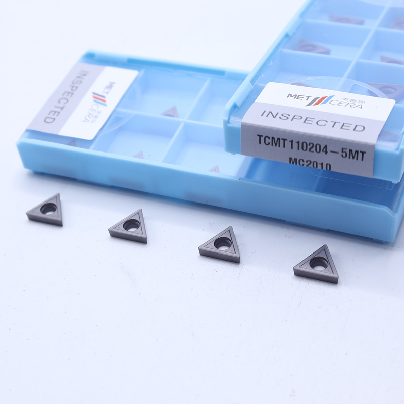 TCMT11 TCMT16 Inserti di tornitura CNC positivi con frantumatori semilavorati da 5 MT, inserto di tornitura Cermet
