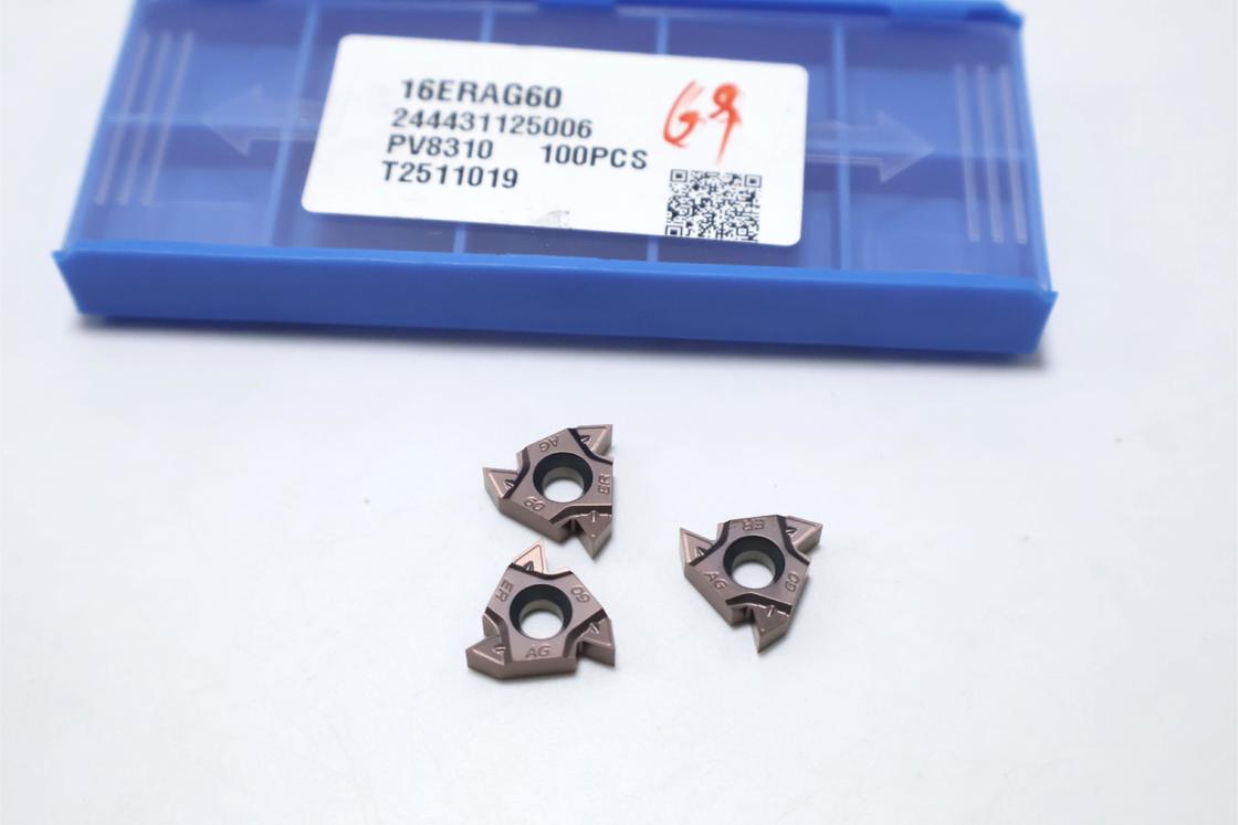 55DEG Carburo esterno indicizzabile inserito Taglio fili di alta resistenza inserti di profilo parziale PVD rivestito 16ERAG55 16ERAG60