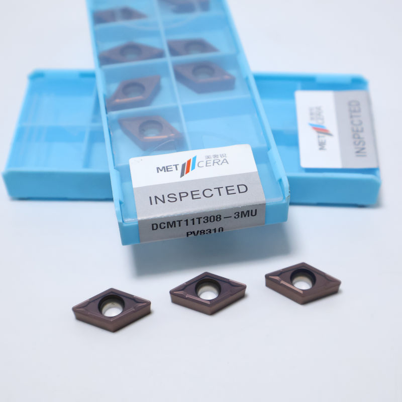 DCMT07 DCMT11T3 55° Inserti rotanti a carburo rombobico per acciaio, acciaio inossidabile, inserto positivo in frantumatore 3MU
