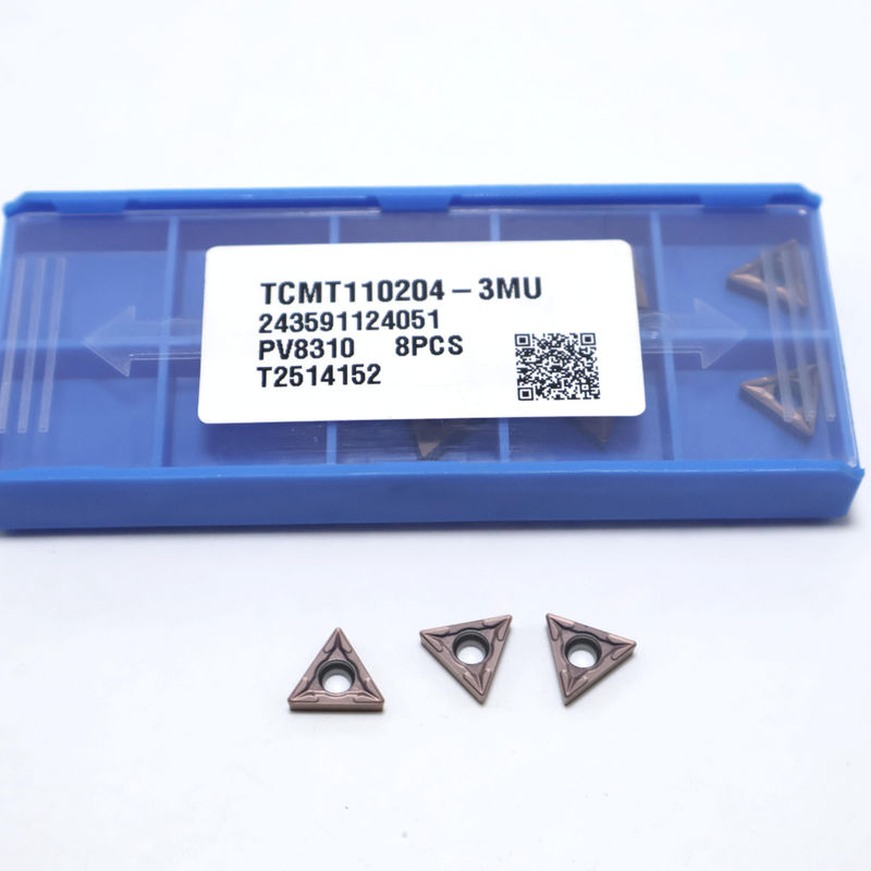 TCMT0902  TCMT1102  TCMT16T3 Inserti per tornitura in metallo duro a triangolo 60° per acciaio e acciaio inossidabile con rompitruciolo 3MU