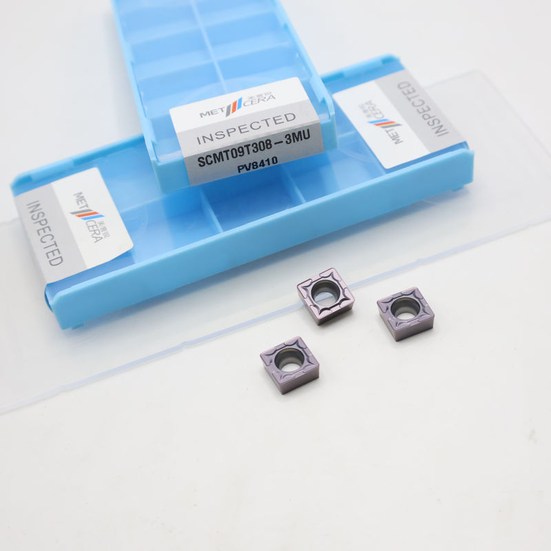 SCMT09T308 Inserti di tornitura a carburo quadrato a 90° per acciaio, acciaio inossidabile nel frantumatore 3MU