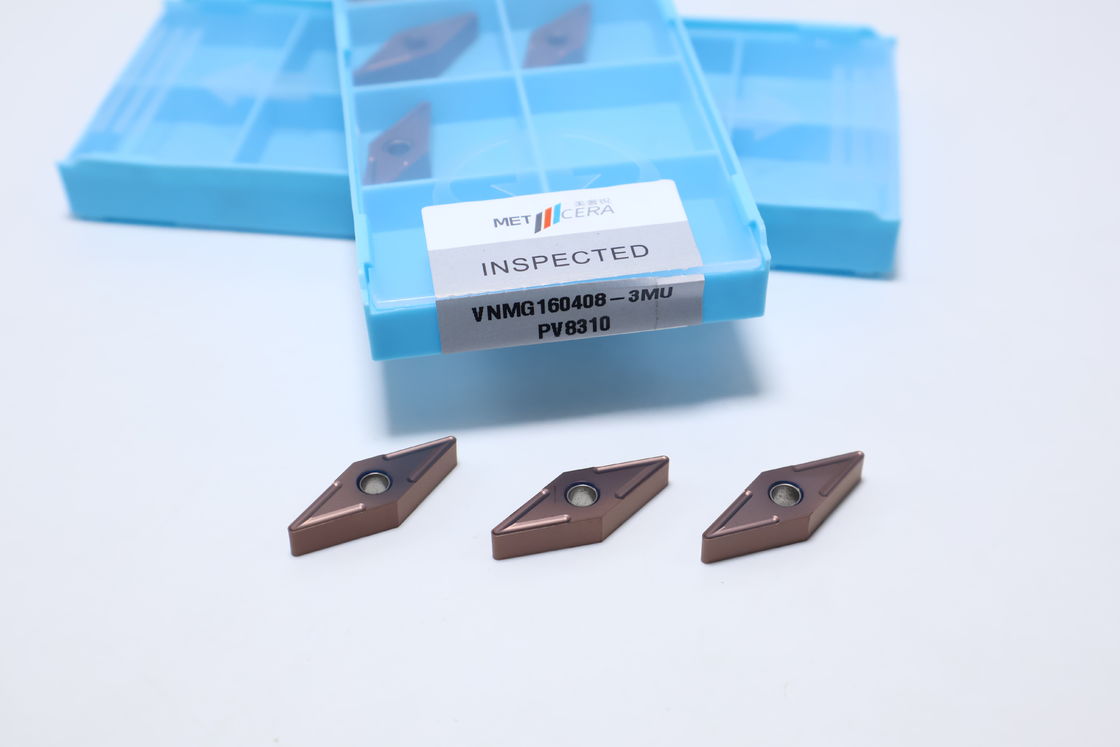 VNMG1604 Inserti di tornitura a carburo esterno indicizzabili per il taglio di barre di foratura inossidabili