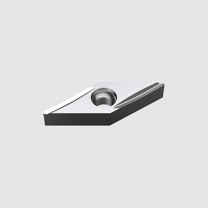 Inserti rivestiti in PVD 40HRC, inserti rigidi di colore argento VBGT160404R